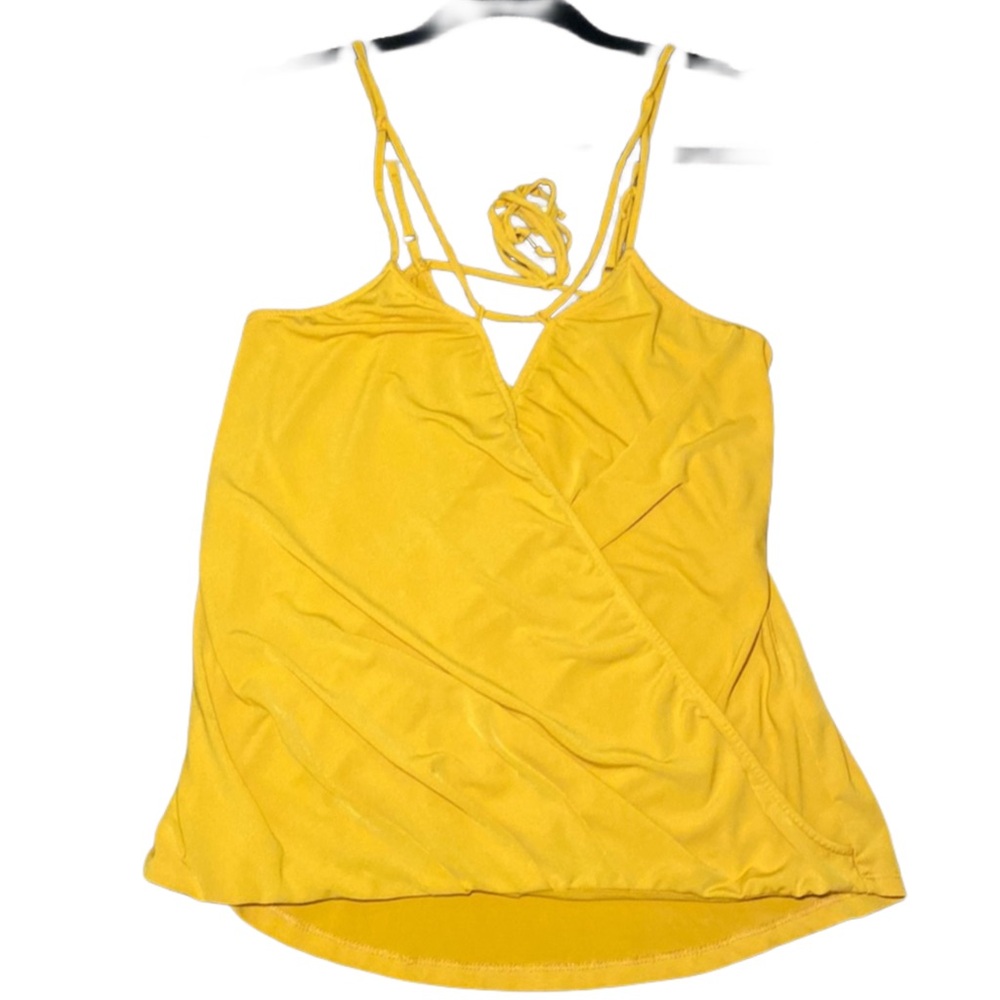GOLDEN YELLOW STRAPPY TOP